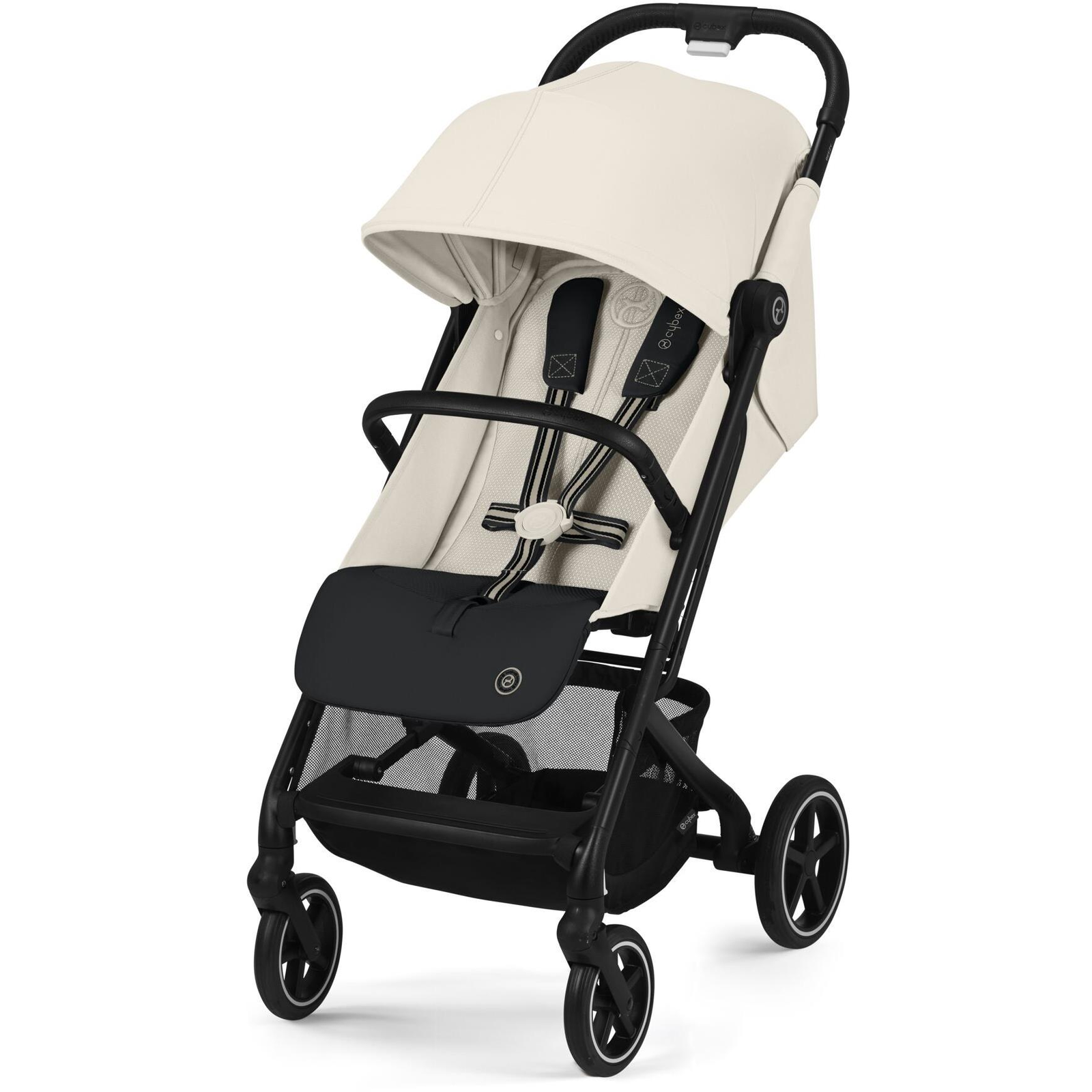 Cybex Beezy Canvas White/Light beige (4063846451005)