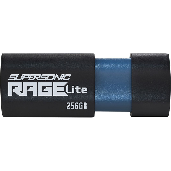Patriot Memory Supersonic Rage Lite USB memória, 256GB, USB 3.2, Gen1, fekete