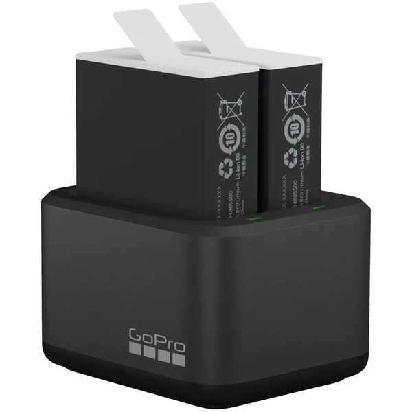 GoPro ADDBD-211-EU GoPro Hero 9/10/11/12 Dupla Akkumulátor töltő + 2x 1720mAh Akku
