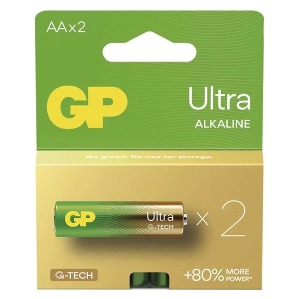 GP B02212 Ultra alkáli elem AA (LR6) 2db/bliszter (B02212)