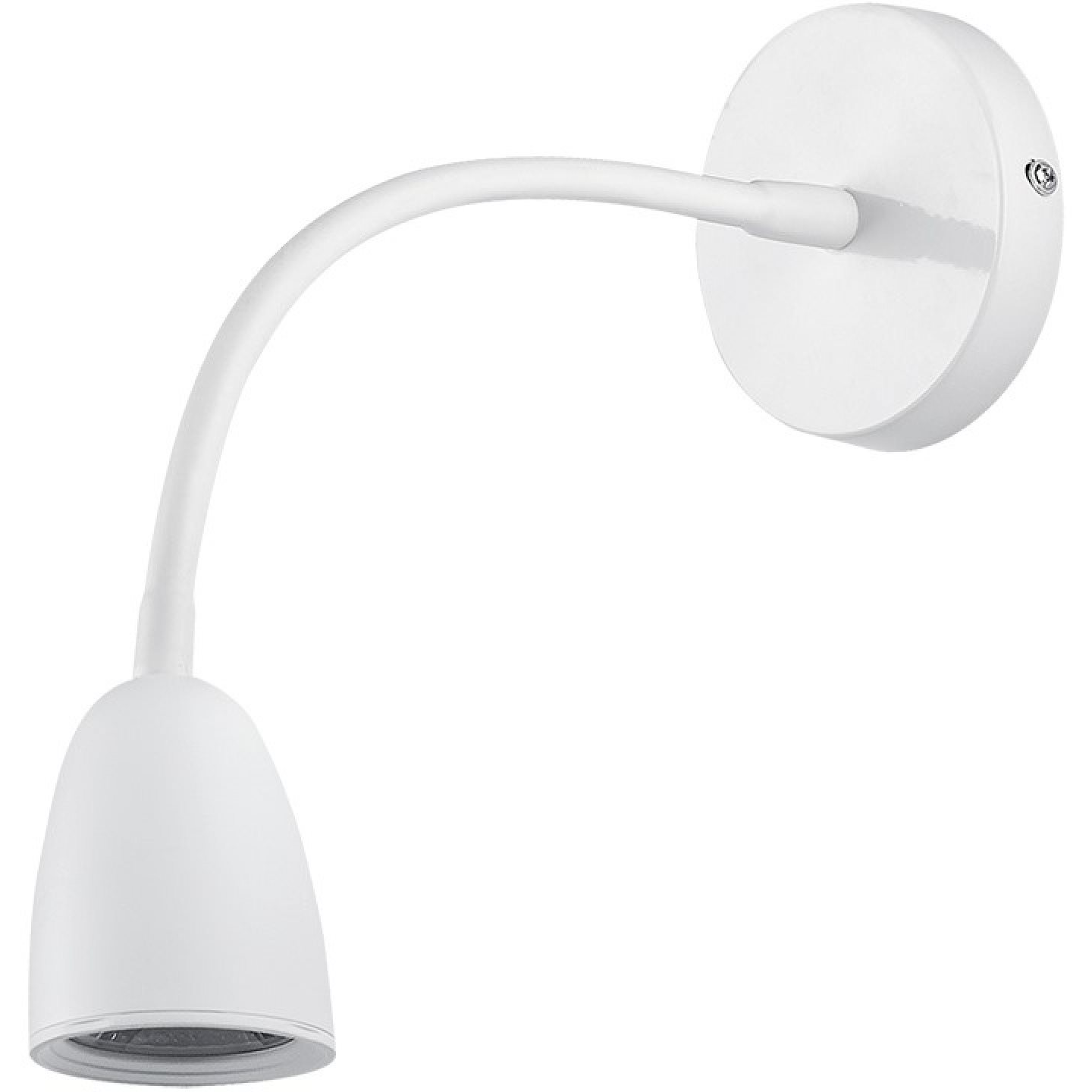 LED fali lámpa, dimmelhető, 4 W, 280 lm, 3000 K, fehér (WO54-W)
