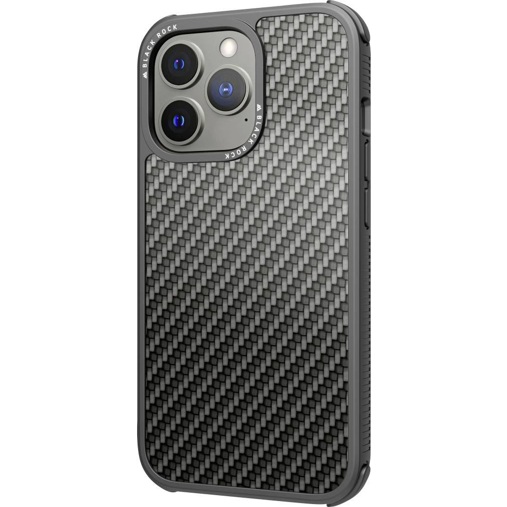 Black Rock Robust Real Carbon Cover Apple iPhone 13 Pro tok fekete (1175RRC02) (1175RRC02)