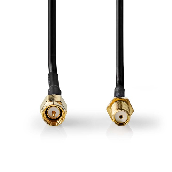 Nedis SMA kábel, 50 Ohm, 1m, CSGL02010BK10 (CSGL02010BK10)