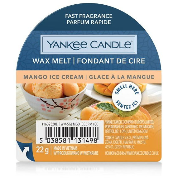 YANKEE CANDLE Mango Ice Cream 22 g