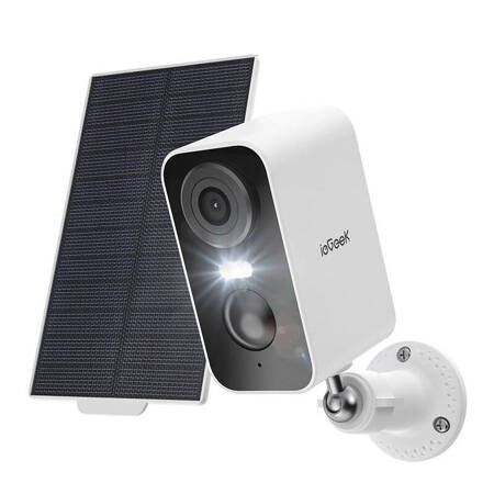IeGeek ZS-GX3S 3MP WiFi kültéri kamera napelem panellel fehér (5906168438141) (ZS-GX3S White)
