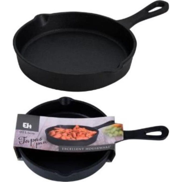 Serpenyő, Öntöttvas, 13,5cm