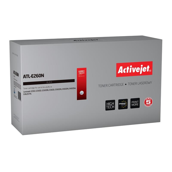 ActiveJet (Lexmark E260A11El) Toner Fekete