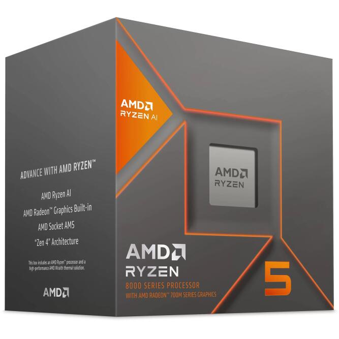 CPU AMD AM5 Ryzen 5 8600G - 4,3GHz (100-100001237BOX)