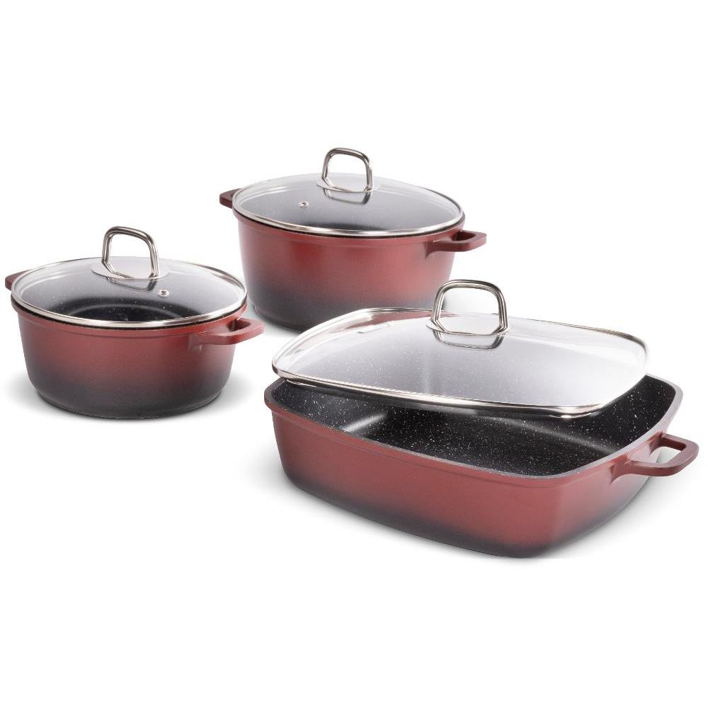Lamart LT1285 CAST edénykészlet 6 db piros (8590669372478)