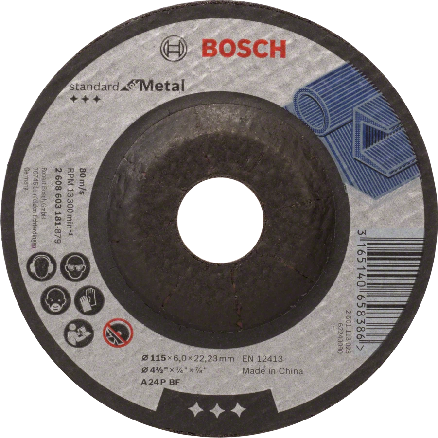 Bosch Standard for Metal Csiszolótárcsa - 115x6mm (2608603181)