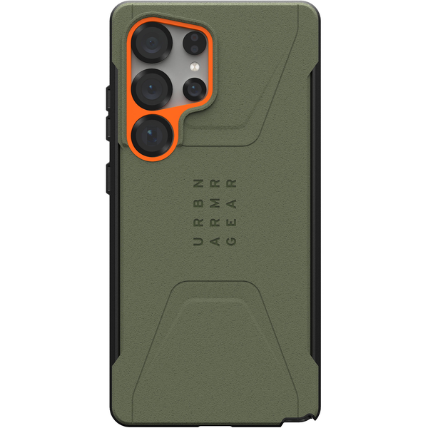 UAG Civilian Pro Olive Drab/Orange Samsung Galaxy S25 Ultra tok