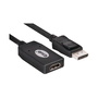 CLUB3D DisplayPort to HDMI Adapter Cable 0,13 M Fekete
