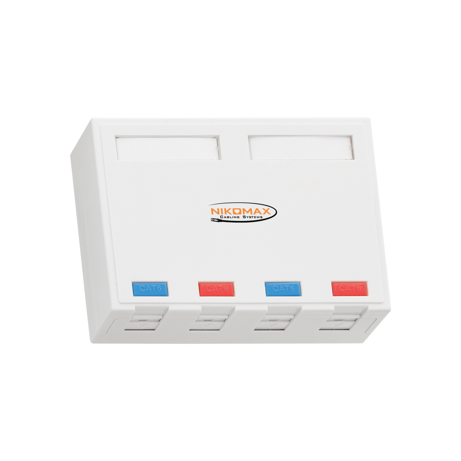 Nikomax Falon kívüli doboz, 4 portos (NMC-MB4P-ST-WT)