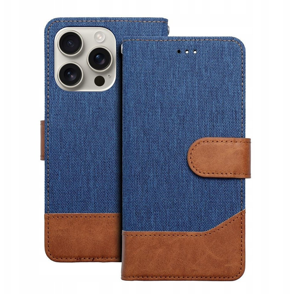 Kabura JEANS Book do SAMSUNG A35 5G niebieski