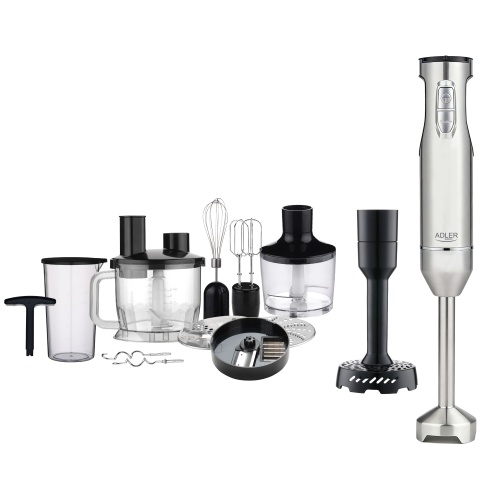 Tyčový mixér ADLER AD 4638 1800 W strieborný/sivý