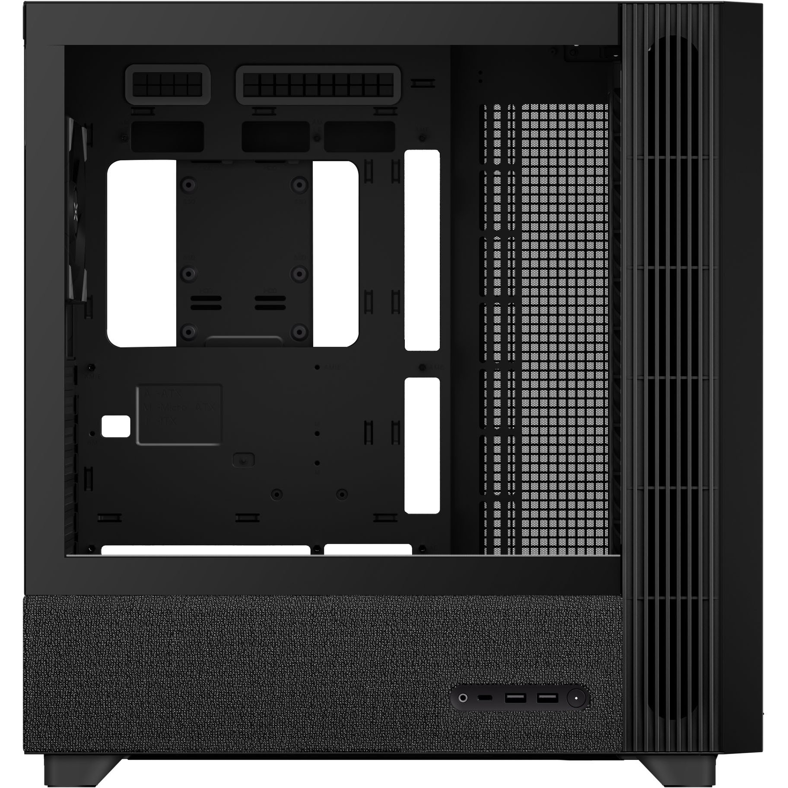 Számítógépház TRYX FLOVA F50 Mid-Tower ATX, fekete (C-F500F-FM1E-G0K)