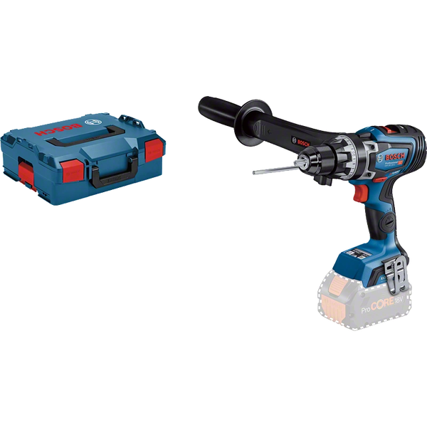 Bosch GSR 18V-150 C Professional 2200 RPM Kulcsnélküli 2,1 kg Fekete, Kék, Vörös