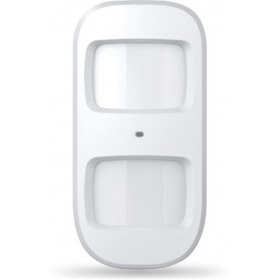 Techly I-ALARM-MOT001 senzori de mișcare Senzor cu infraroșu Fără fir De perete Alb