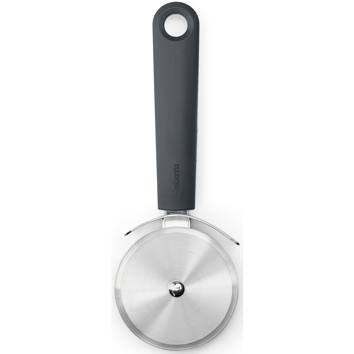 BRABANTIA Tasty+ Slice & Dice pizzaszeletelő. akasztóval. r.m. acél. műanyag. sötétszürke - 230882 (230882)