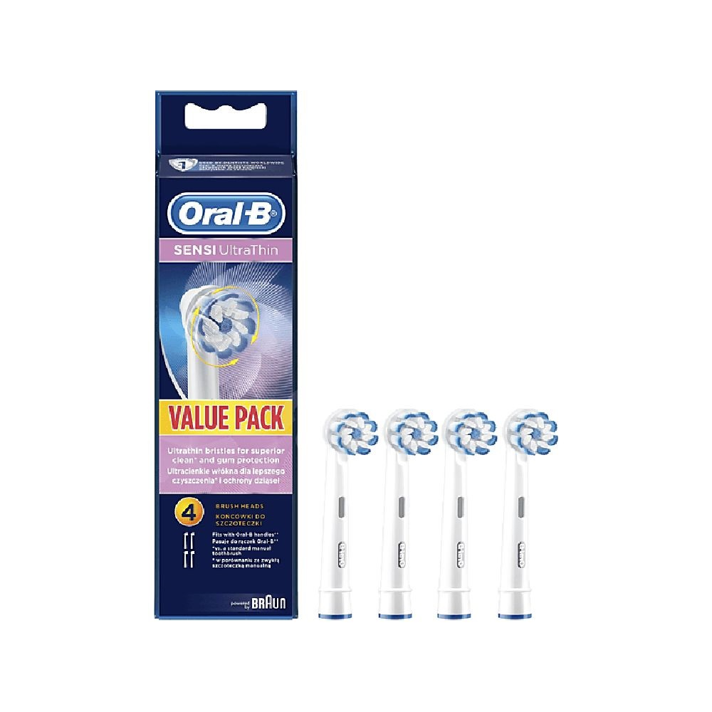 Oral-B EB60 Sensi Elektromos fogkefe pótfej - Fehér (4 db) (10PO010446)