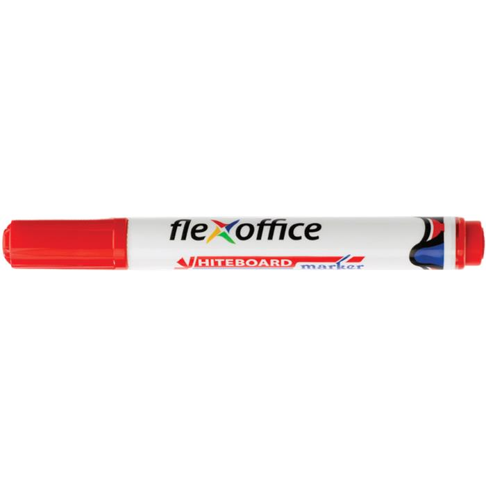 Flexoffice WB03 2,5 mm Táblamarker - Piros (12 db/csomag) (FO-WB03RED)