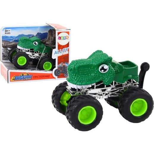 Lean Toys Dinoszaurusz Terepjáró Nagy Gumikerekekkel, Zöld (18795)