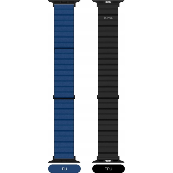 Jcpal Pasek JCPal FlexDuo do Apple Watch 38/40/41 mm czarny/granatowy - Gwarancja bezpieczeństwa. Proste raty. Bezpłatna wysyłka od 170 zł.