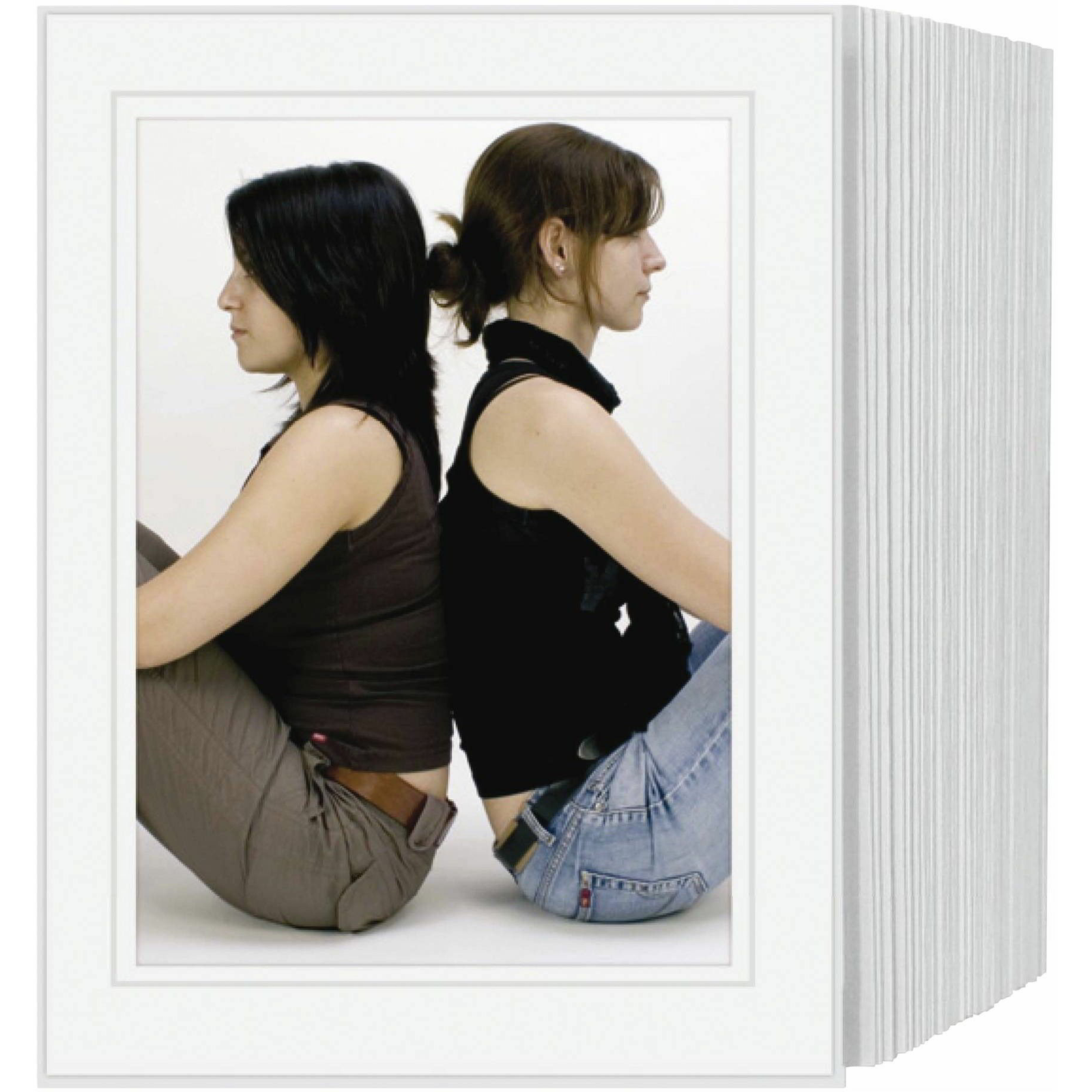 Daiber 20120 16x21 Képkeret - Szürke/fehér (125 darabos) (20120)