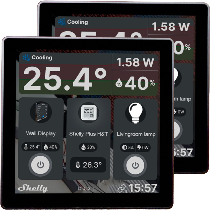 Shelly BUSHWDB Fali intelligens kezelőpanel (BUSHWDB)