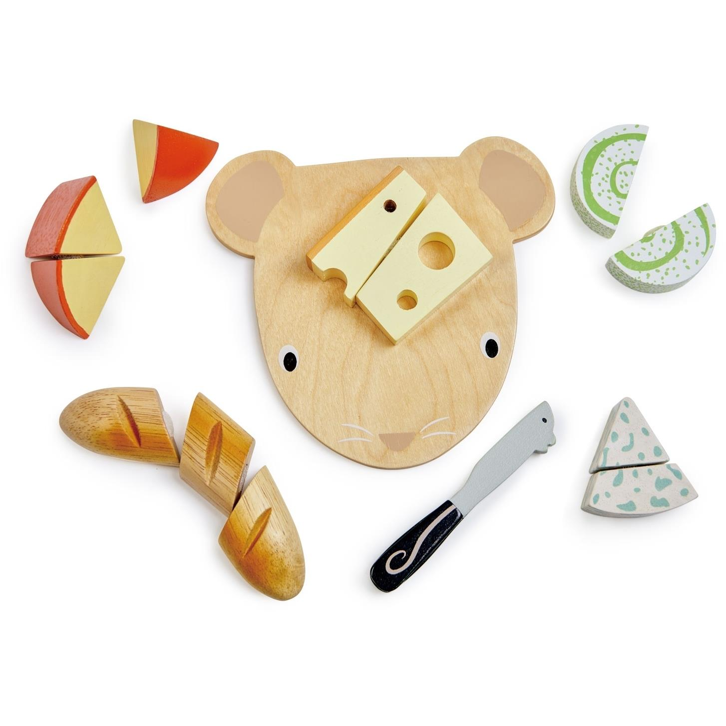 Tender Leaf Wooden Cheese Chopping Board (TL8293)