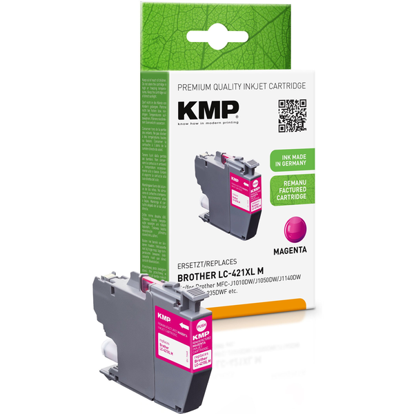 KMP Brother MFC-J1010DW LC421XLM magenta 7ml utángyártott patron