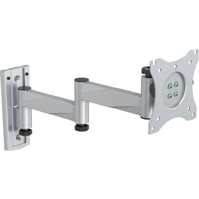 SpeaKa Professional SP-WMM-202 1 részes Monitor fali tartó 33,0 cm (13) - 76,2 cm (30) Ezüst Dönthető, Csuklóval mozgatható (SP-9448588) (SP-9448588)