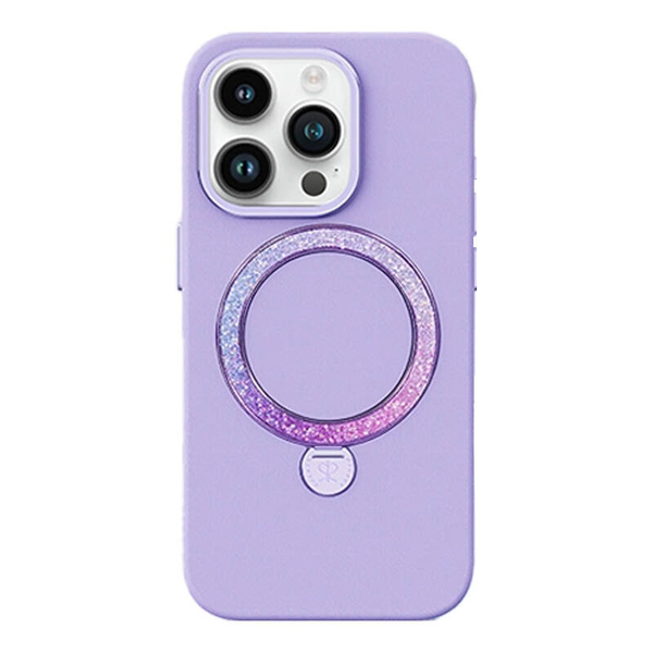 Pouzdro Joyroom PN-15L4 s tančícím kruhem pro iPhone 15 Pro Max (fialové)