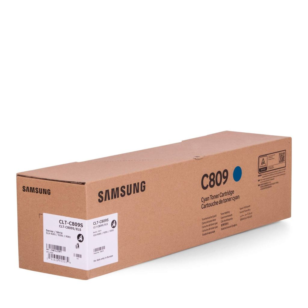 Samsung CLT-C809S Cyan Original Cartridge toner 1 kusov Originál (SS567A)