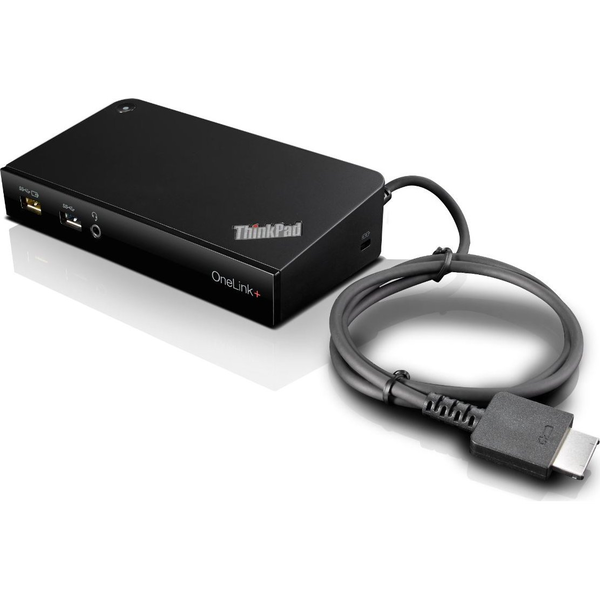 Lenovo 40A40090DK dockingstation Ledningsført USB 3.2 Gen 1 (3.1 Gen 1) Type-A Sort