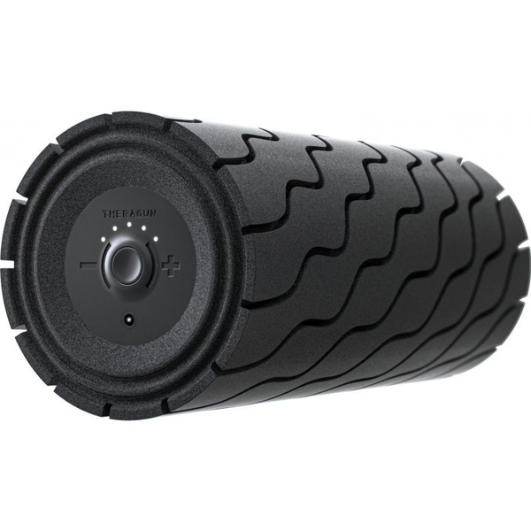 Rola vibromasaj Therabody Wave Roller, Bluetooth, 5 trepte vibratie, Negru