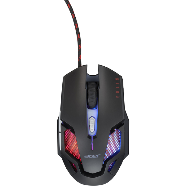 Acer Nitro Gaming NMW200 Black mus Spil Ambidextrous USB Type-A Optisk 7200 dpi