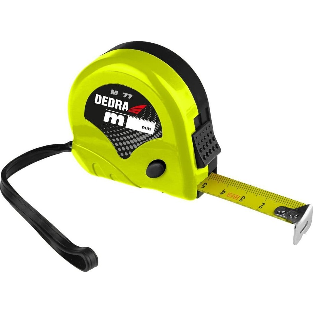 Dedra Mérőszalag 3 m X 16 mm Dupla Stoppos Pvc Tartóval (M377P)