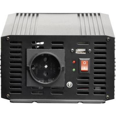 VOLTCRAFT Inverter USB 2000 W 24 V/DC 22.8 - 28.8 V csavaros csipeszek (MSW 2000-24-G) (MSW 2000-24-G)