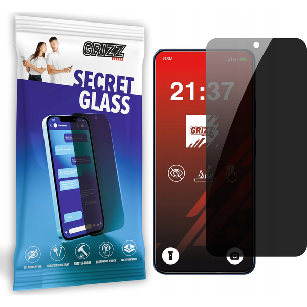  GrizzGlass Szkło prywatyzujące GrizzGlass SecretGlass do Xiaomi Redmi 14C