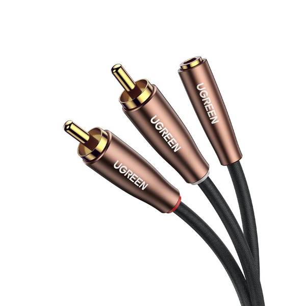 UGREEN AV198 2x RCA apa Cinch - jack anya 3.5 mm kábel 2m (50131)