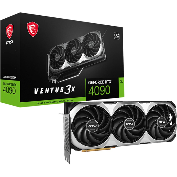 MSI GeForce RTX 4090 VENTUS 3X E 24G OC NVIDIA 24 Giga Bites GDDR6X