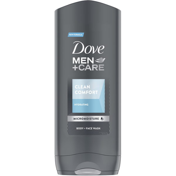 Dove Men+Care Clean Comfort tusfürdő testre és arcra 400 ml
