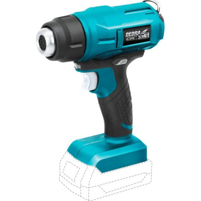 Dedra Akkumulátoros Hőlégfúvó 18 V Akkumulátor Nélkül (DED7058)
