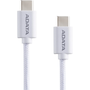 Adapa CACC-100PN-BK USB-C apa - USB-C apa 2.0 Adat és töltőkábel 1m - Fehér