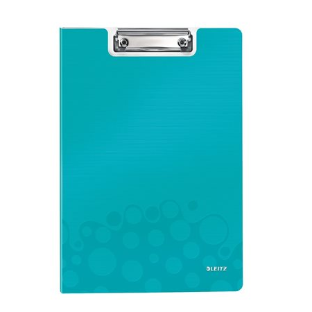 Leitz WOW Clipfolder with cover клипборд A4 Метал, Дунапрен Син