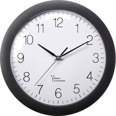 Rádiójel vezérlésű Falióra 300 mm x 56 mm Fekete (MXP3601B) (MXP3601B)