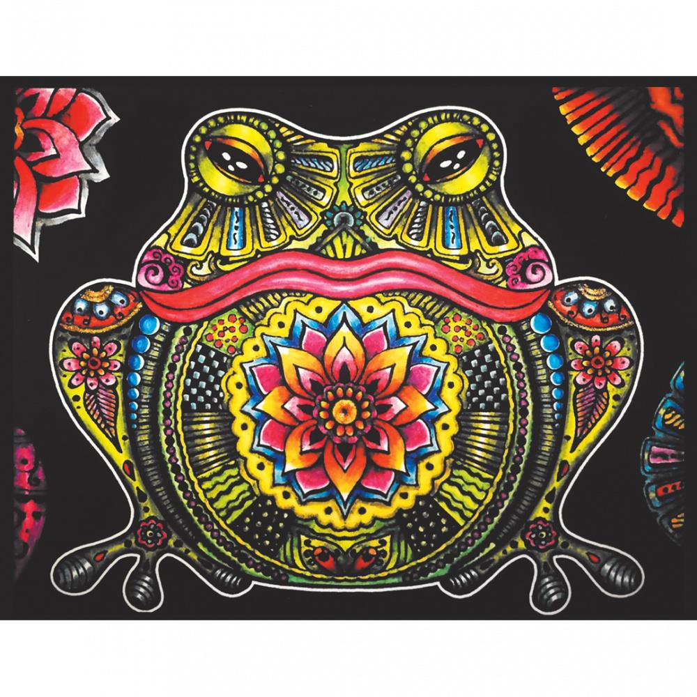 Colorvelvet bársonykép - Béka (SMALL40)