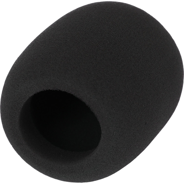 Shure SH A58WS-BLK Black Foam Windscreen for All Shure Ball Type Microphones