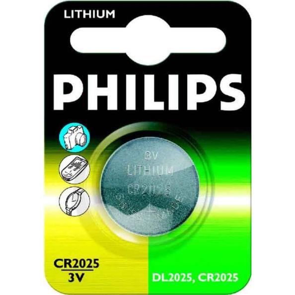 Philips gombelem CR2025/01B Lithium